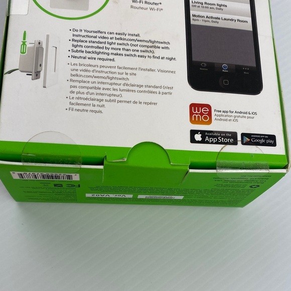 NEW Belkin WeMo Smart Light Switch - Picture 7 of 9